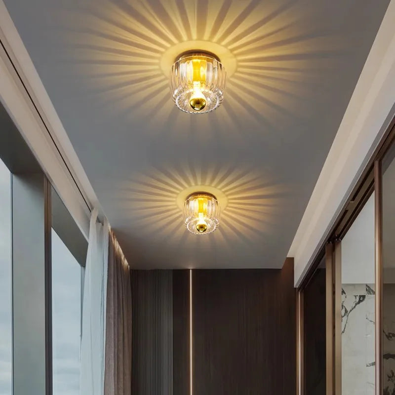 Bauhaus Glass Wall Sconce with Wall Effect