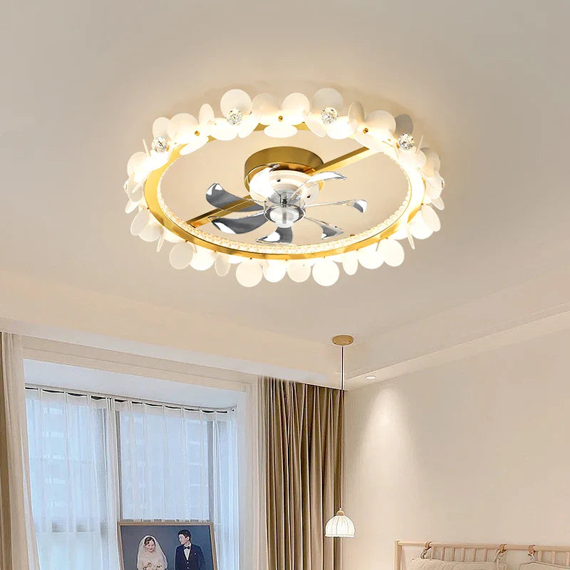 Modern Ceiling Fan with Light and Smart Control