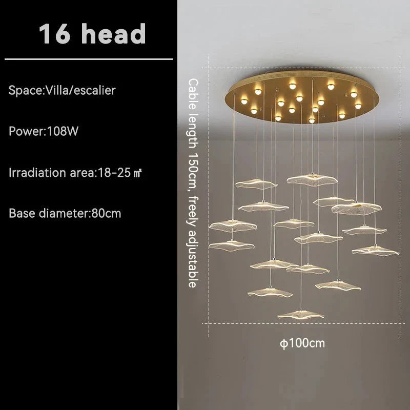 Modern Minimalist Luxury Creative Spiral Staircase