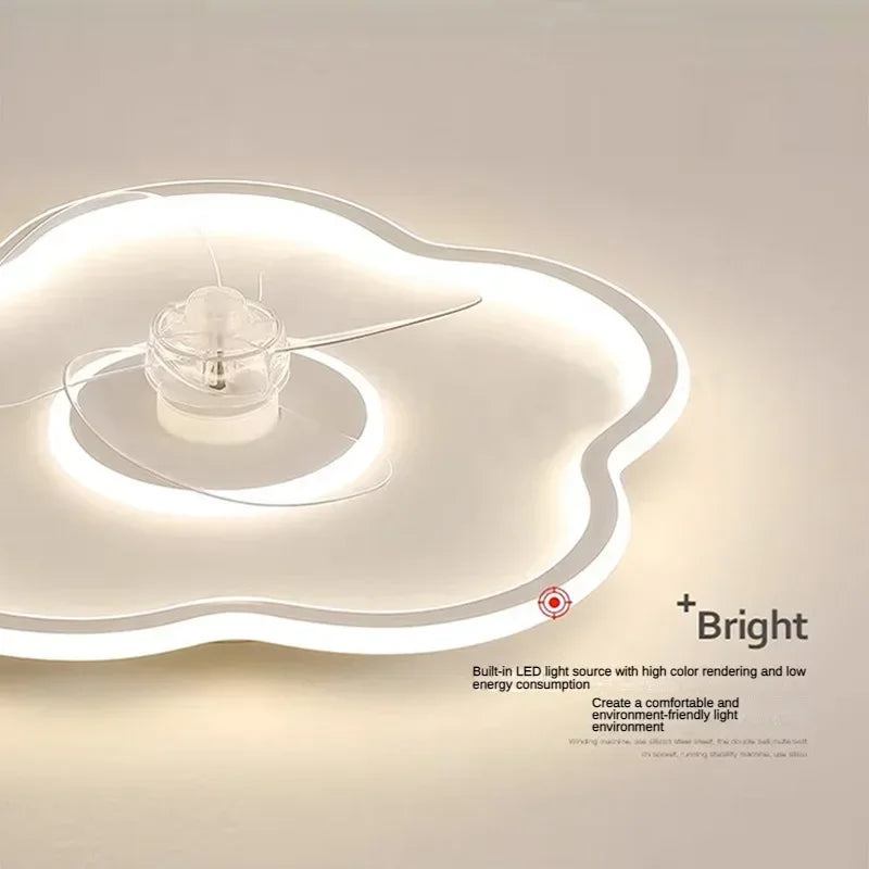 Modern Ceiling Fan with Integrated LED Light