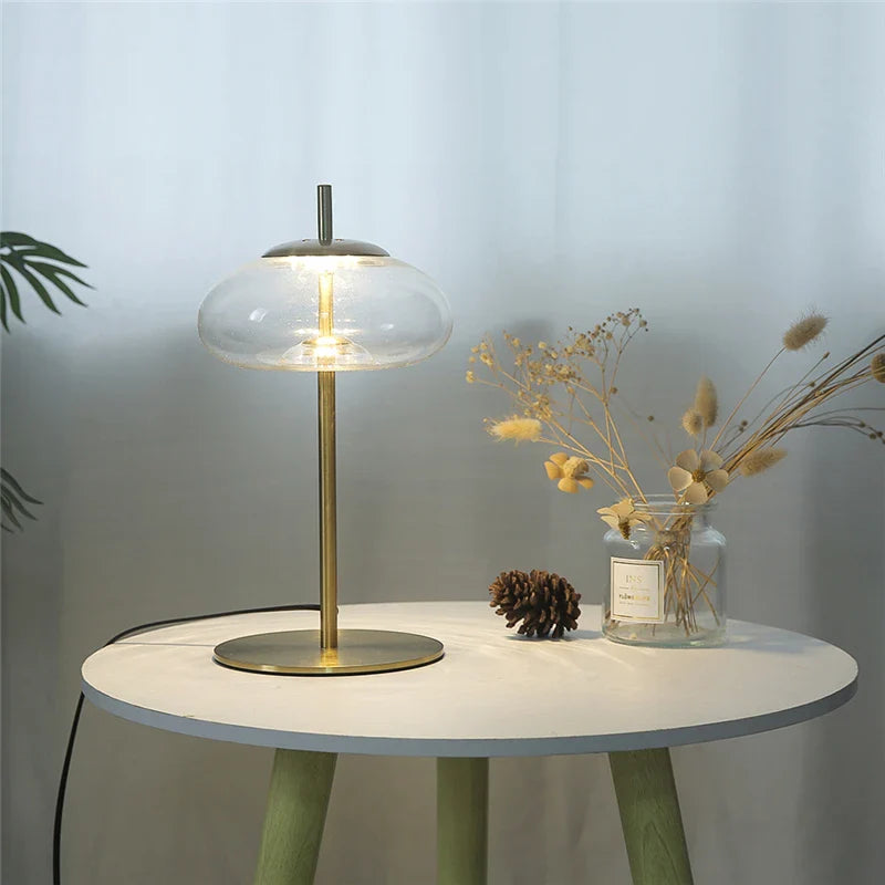 Minimalist Glass Floor Lamp for Modern Interiors