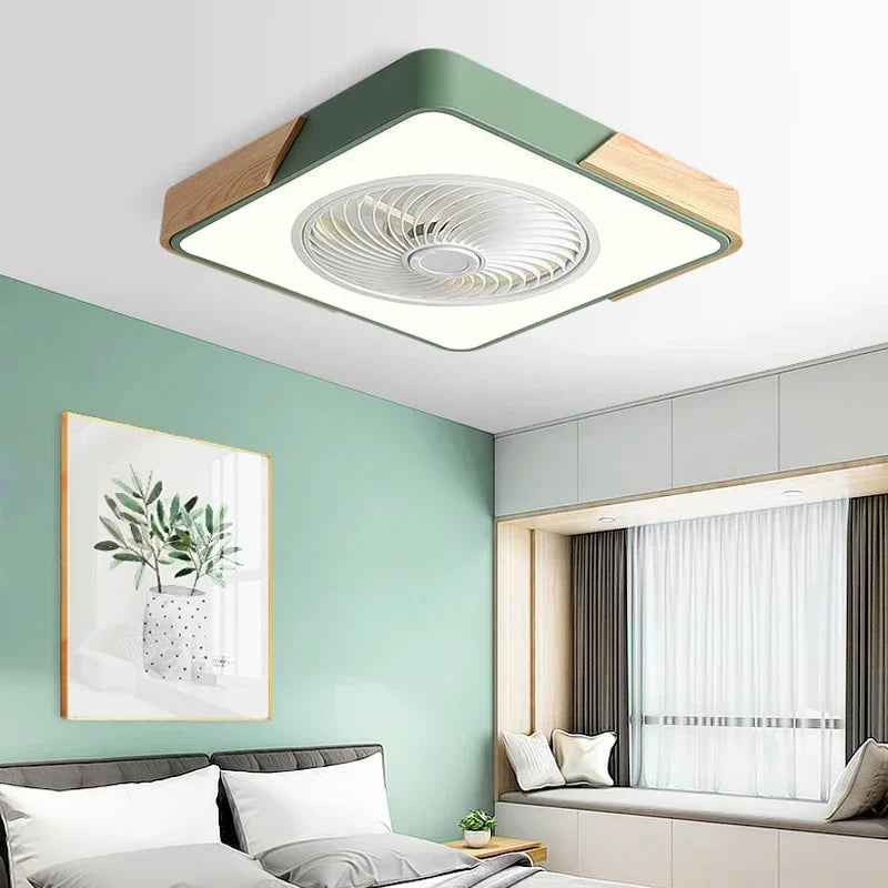 Modern Intelligent LED Ceiling Fan with Remote Control