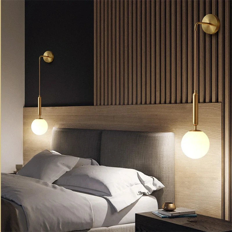 Simple and Modern Glass LED Wall Sconce