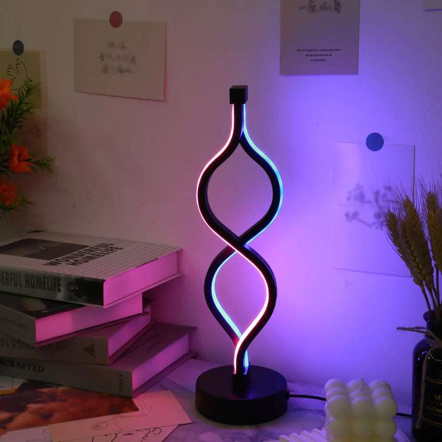 Creative USB Twist Desk Lamp for Home Decoration
