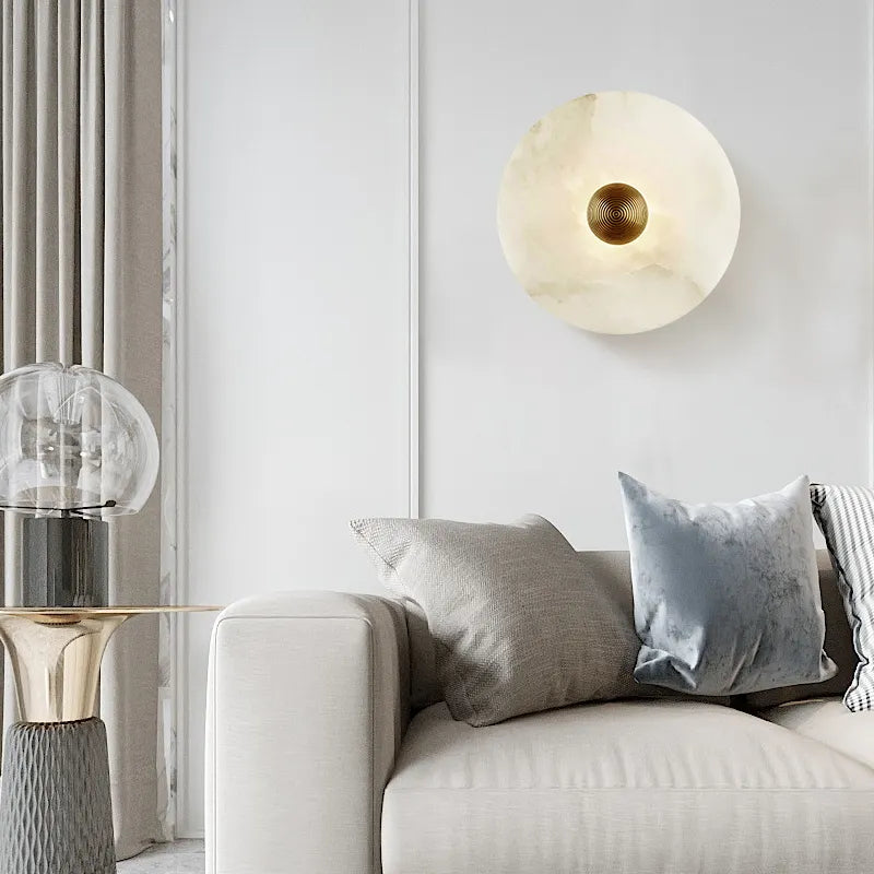 Natural Marble LED Wall Sconce