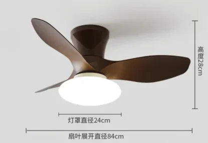 Bright Ceiling Fans with Remote Control and Dimming Feature