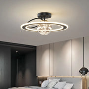 Luxury Modern LED Chandelier with Gold Glass Spheres