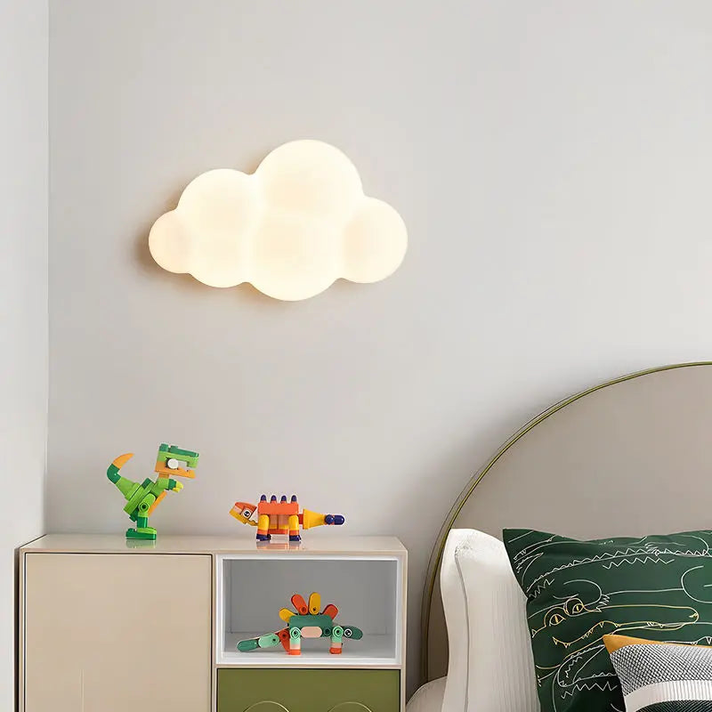 Cloud and Star Wall Light for Kids' Room