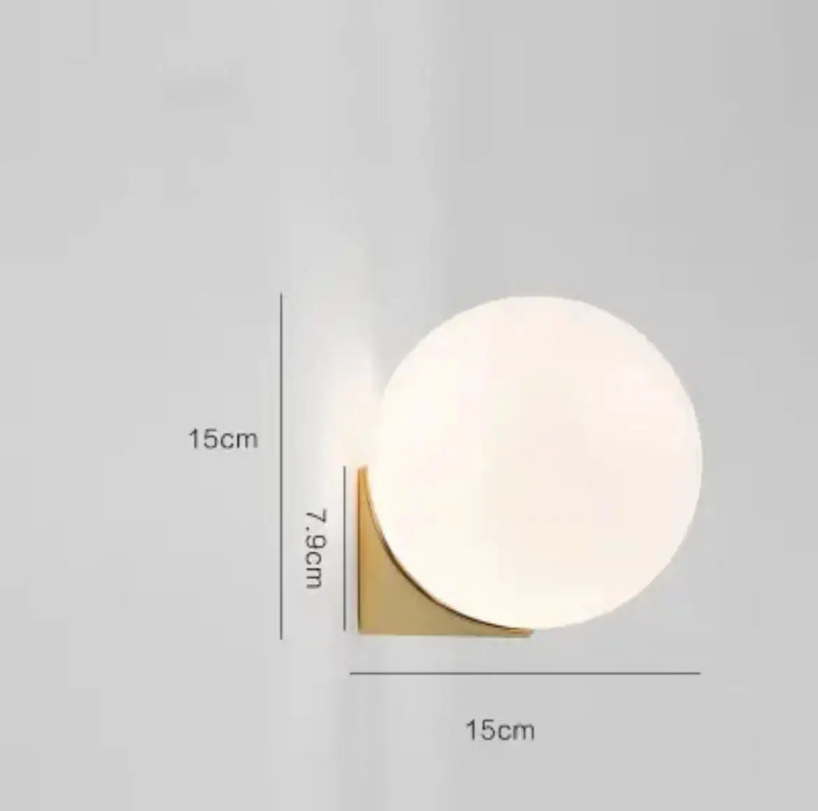 Creative Personality Art Sphere Wall Sconce