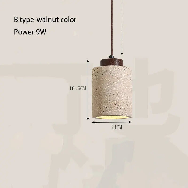 Retro Cave Stone Pendant Light for Home Decor