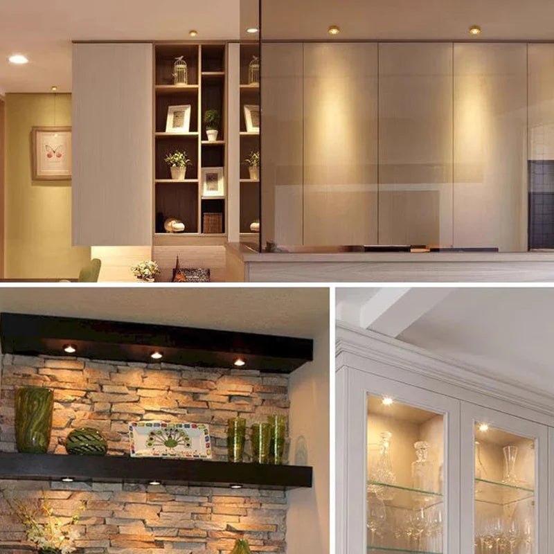 Ultra-Thin Round LED Spotlight for Display and Indoor Use