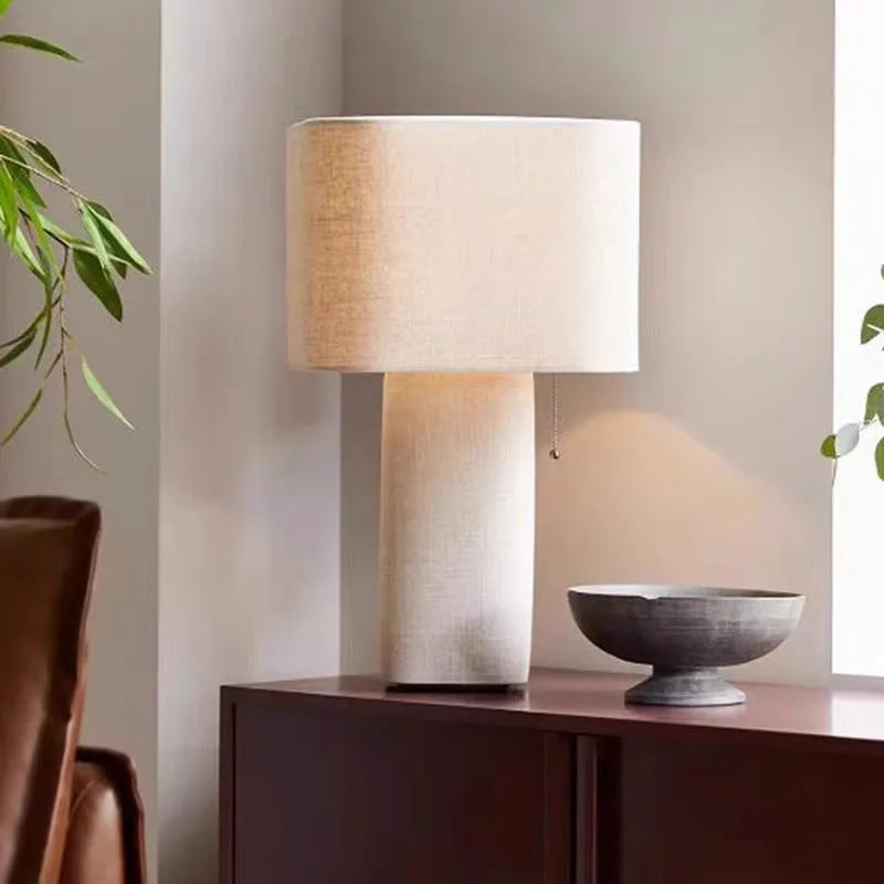 Hensley Wabi Sabi Artistic Fabric Floor Lamp for Home Decor