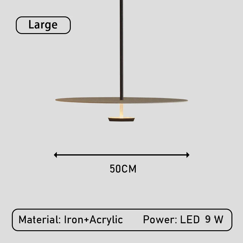 Minimalist LED Ring Pendant Light