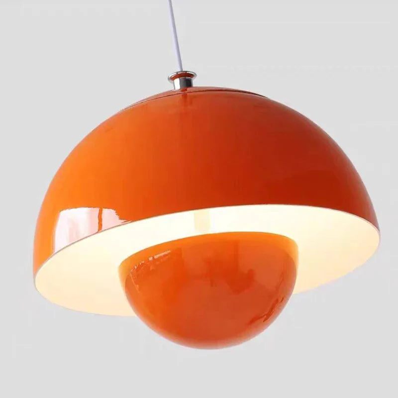 Modern Danish Nordic Designer LED Floral Pendant Light