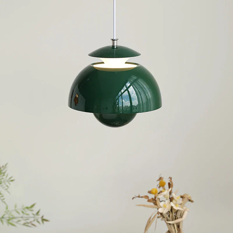 Modern Danish Nordic Designer LED Floral Pendant Light