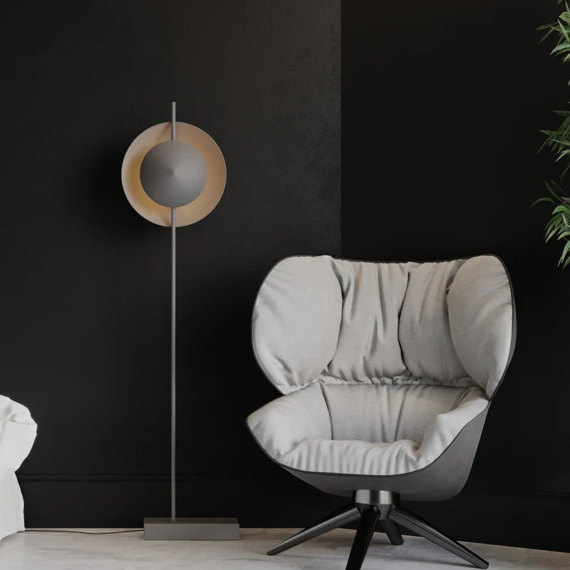Modern Minimalist Natural Marble Floor Lamp for Elegant Interiors