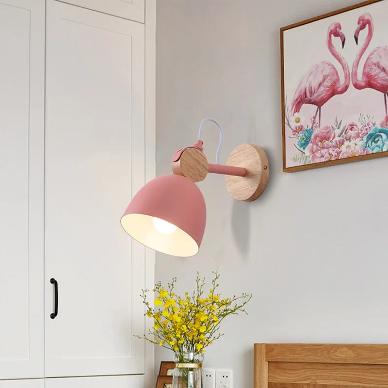 Japanese Style Nightstand Lamp - Nordic Indoor Wall Lighting