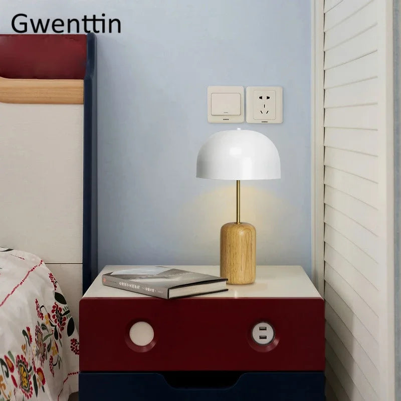 Nordic Wooden Lamps for Decorative Office and Reading