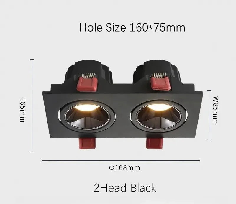 Adjustable LED Integrated Spotlight Ceiling Light
