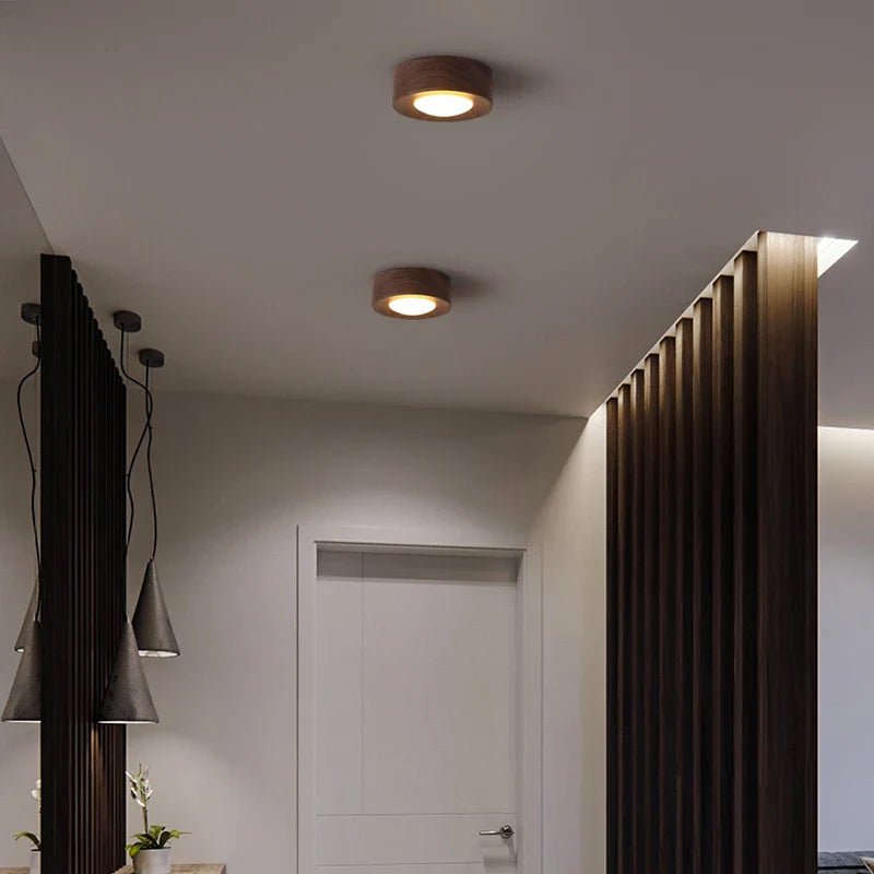 Elegant Wooden Ceiling Light Fixture for Stylish Home Decor