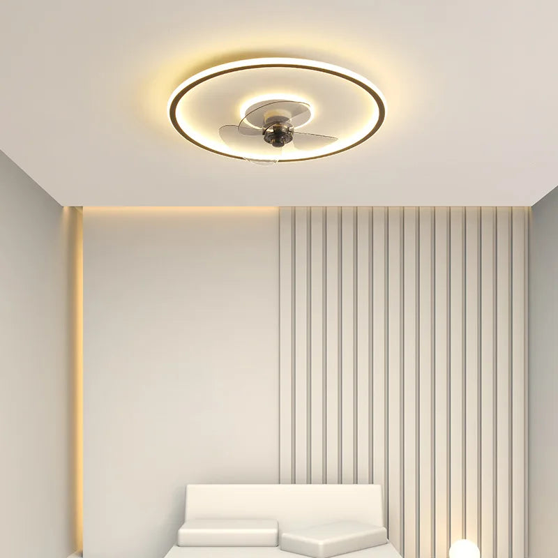 Smart Ceiling Fan with Remote Control and LED Light