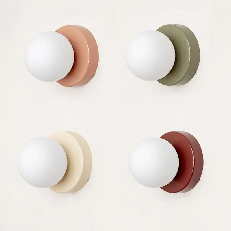 Creative LED Macaron Wall Light 10/12cm