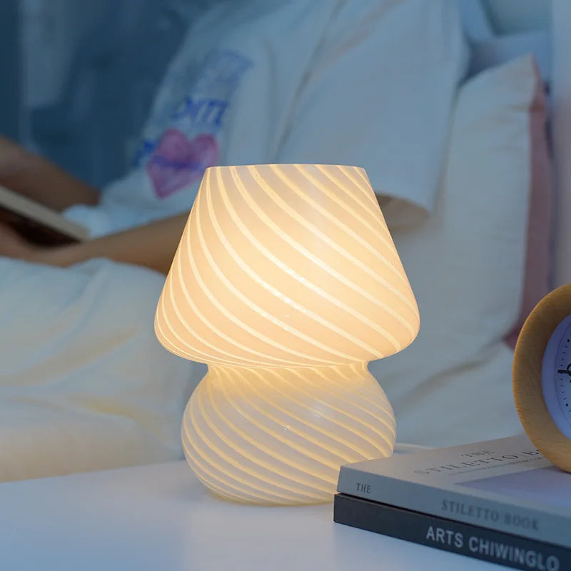 Glass LED Desk Lamp