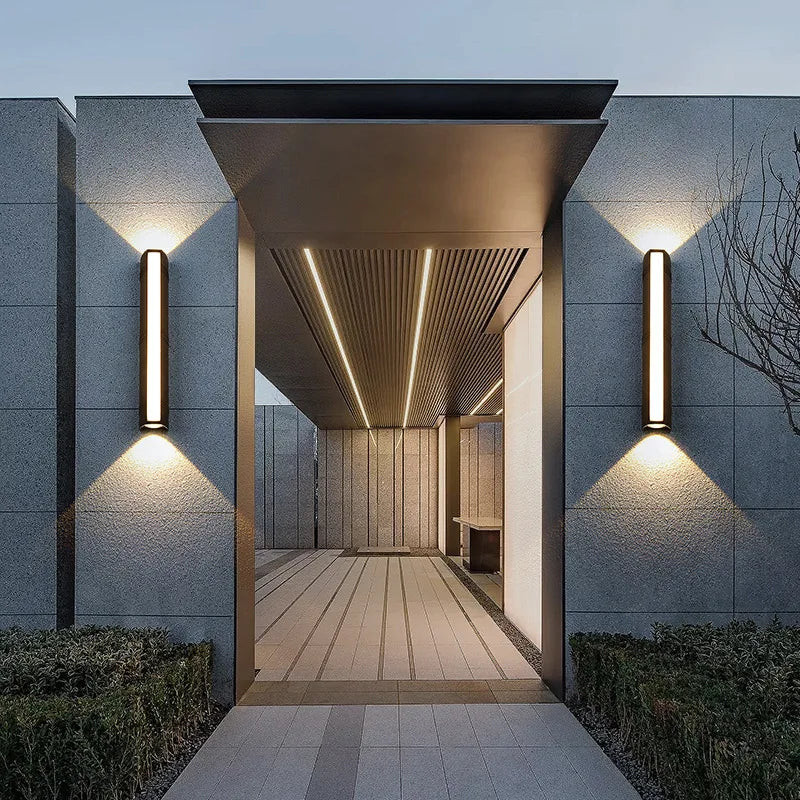 Modern Waterproof LED Wall Sconce for Outdoor Use