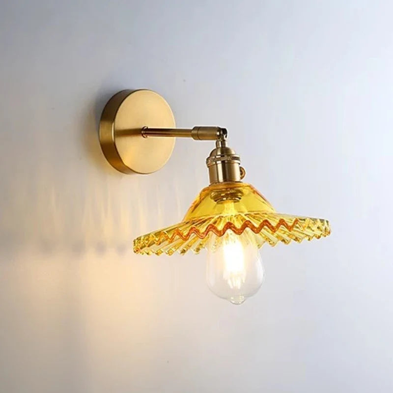 Vintage Brass Wall Sconce