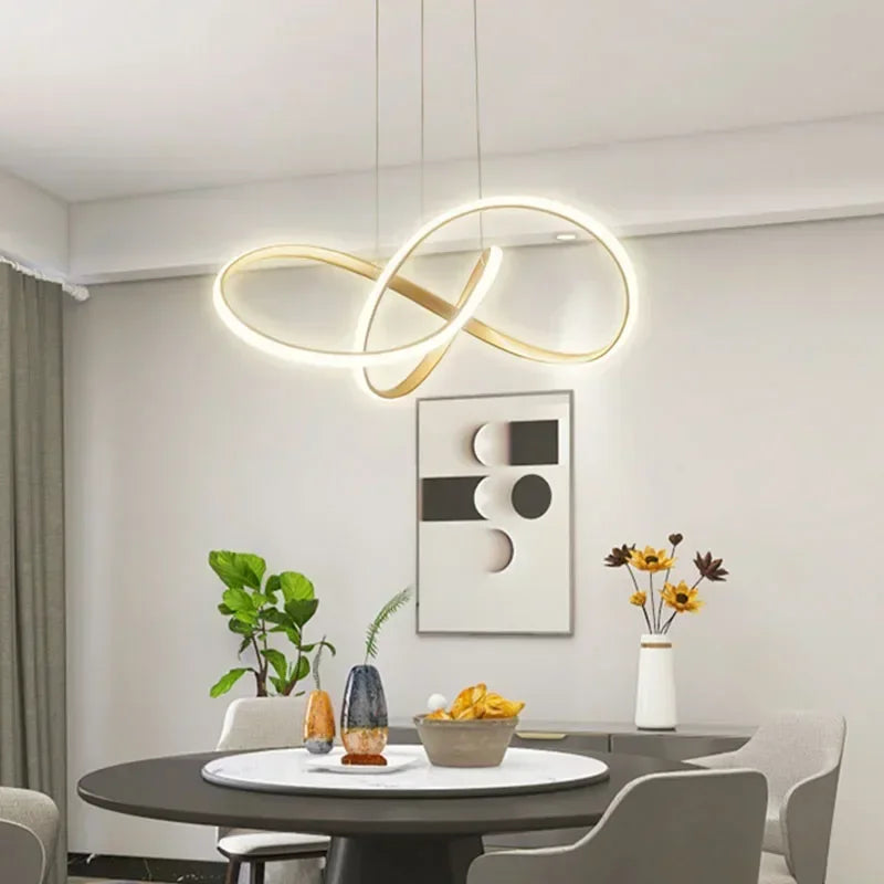 Scandinavian Minimalist LED Chandelier