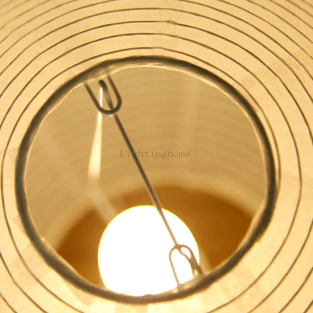 Nordic Paper Lantern Table Lamp - Modern Japanese Style LED Night Light for Living Room, Office, Bedroom