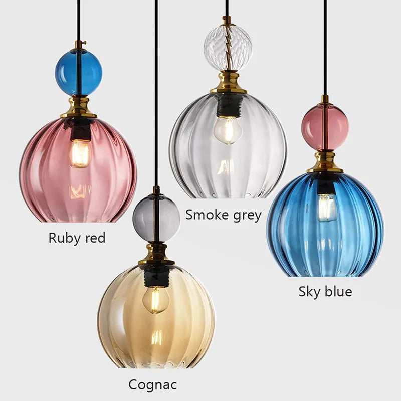 Nordic LED Glass Pendant Light