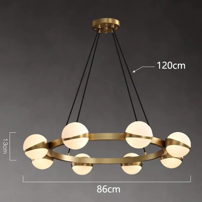 Modern Round LED Design Chandelier