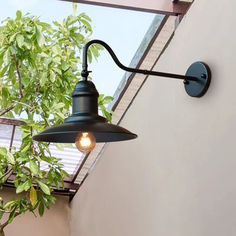 American Outdoor Industrial Wall Sconce