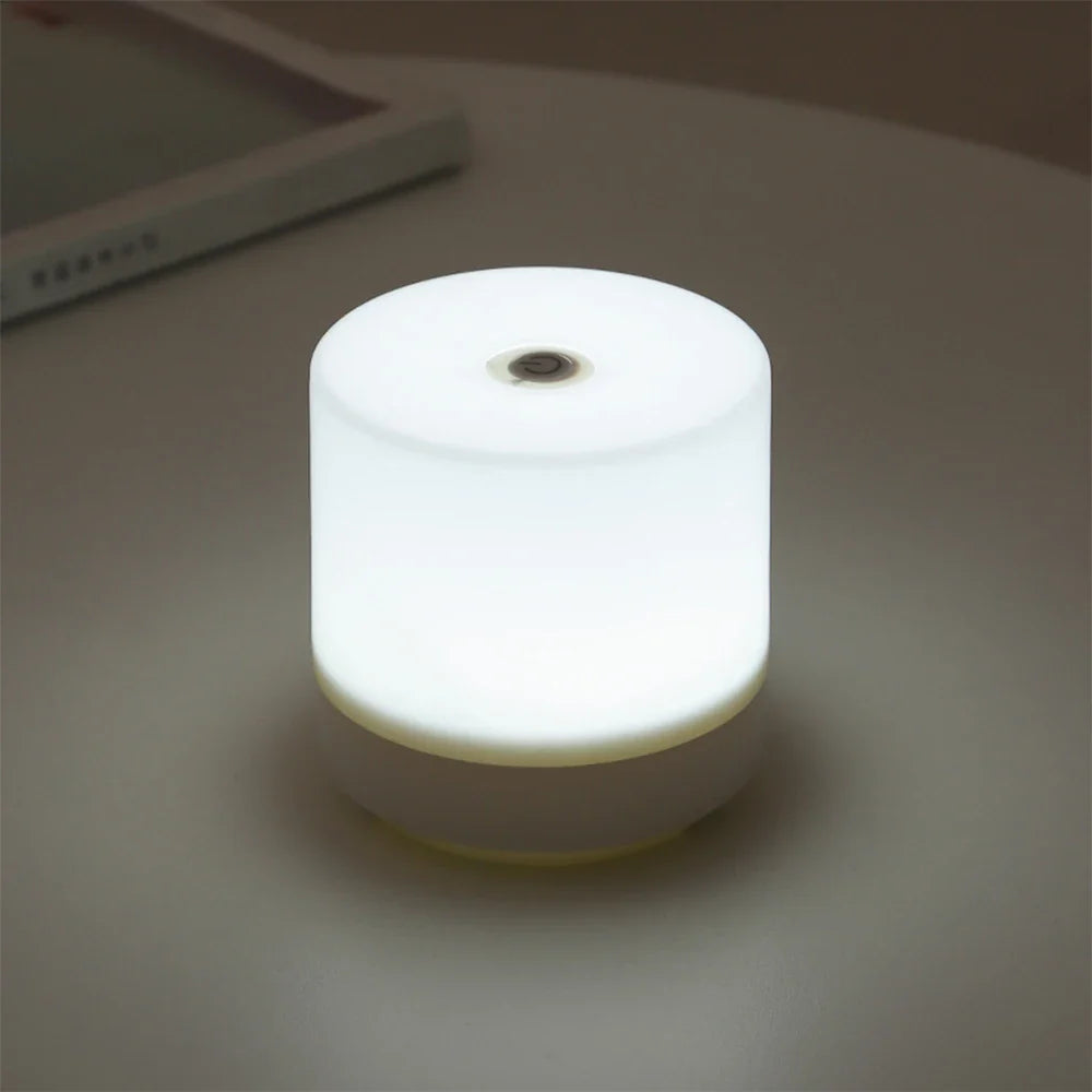 USB Touch Control Bedside Lamp with Dimmable Reading Light