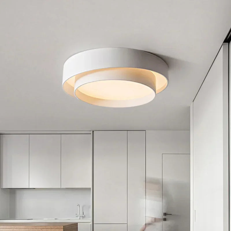 Modern Round LED Ceiling Light with Remote Control for Decoration