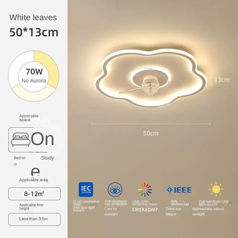 Modern Ceiling Fan with Integrated LED Light