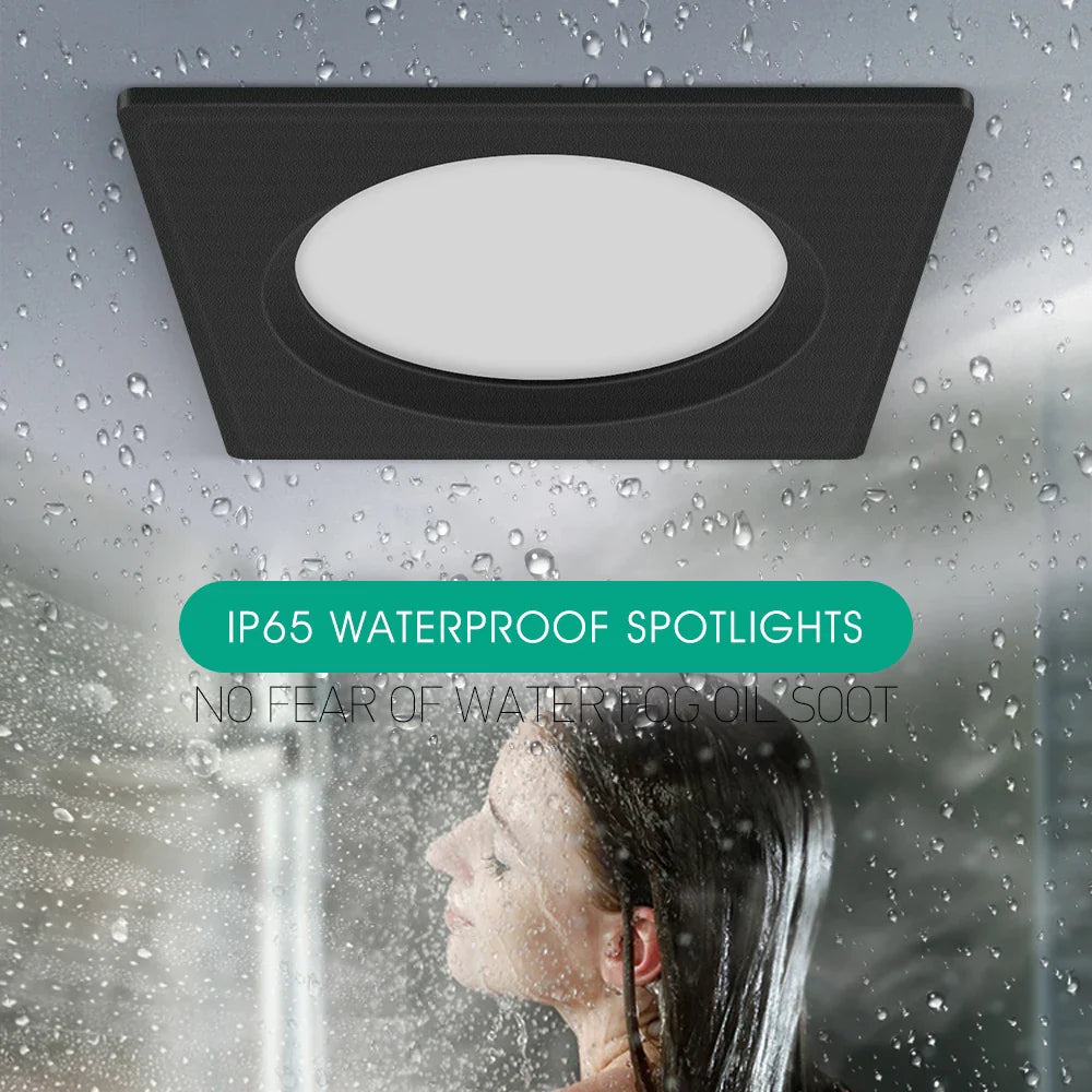 Waterproof Round or Square LED Spot Light for Indoor Use