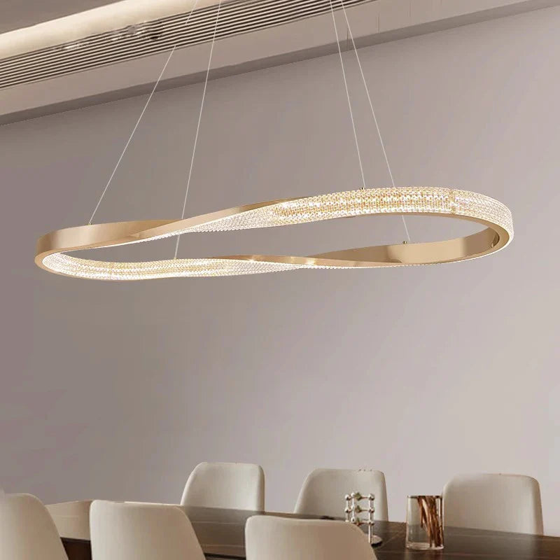 Modern Crystal LED Chandelier