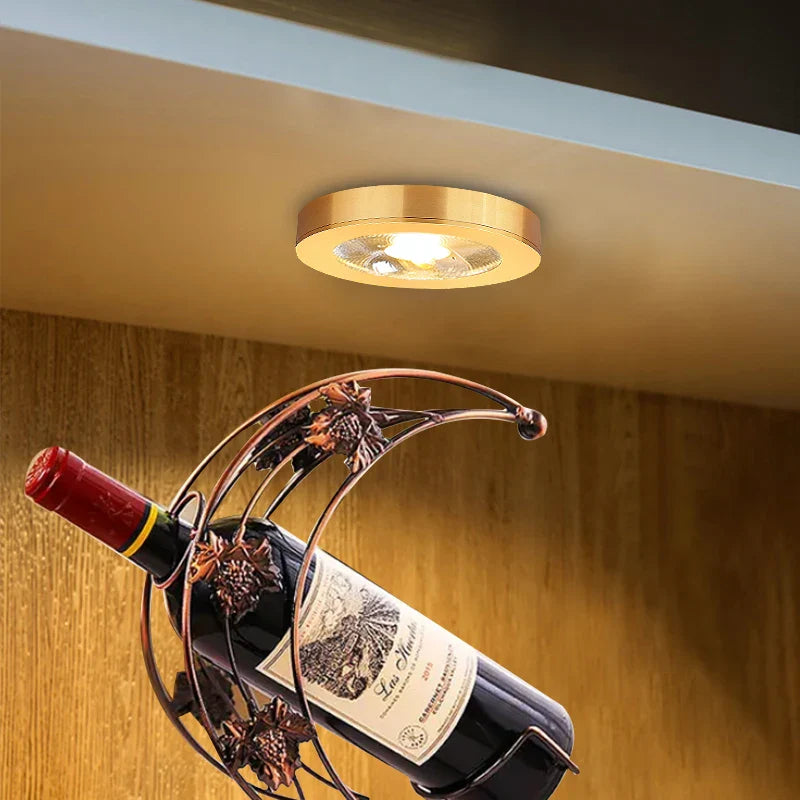 Ultra-Thin Round LED Spotlight for Display and Indoor Use