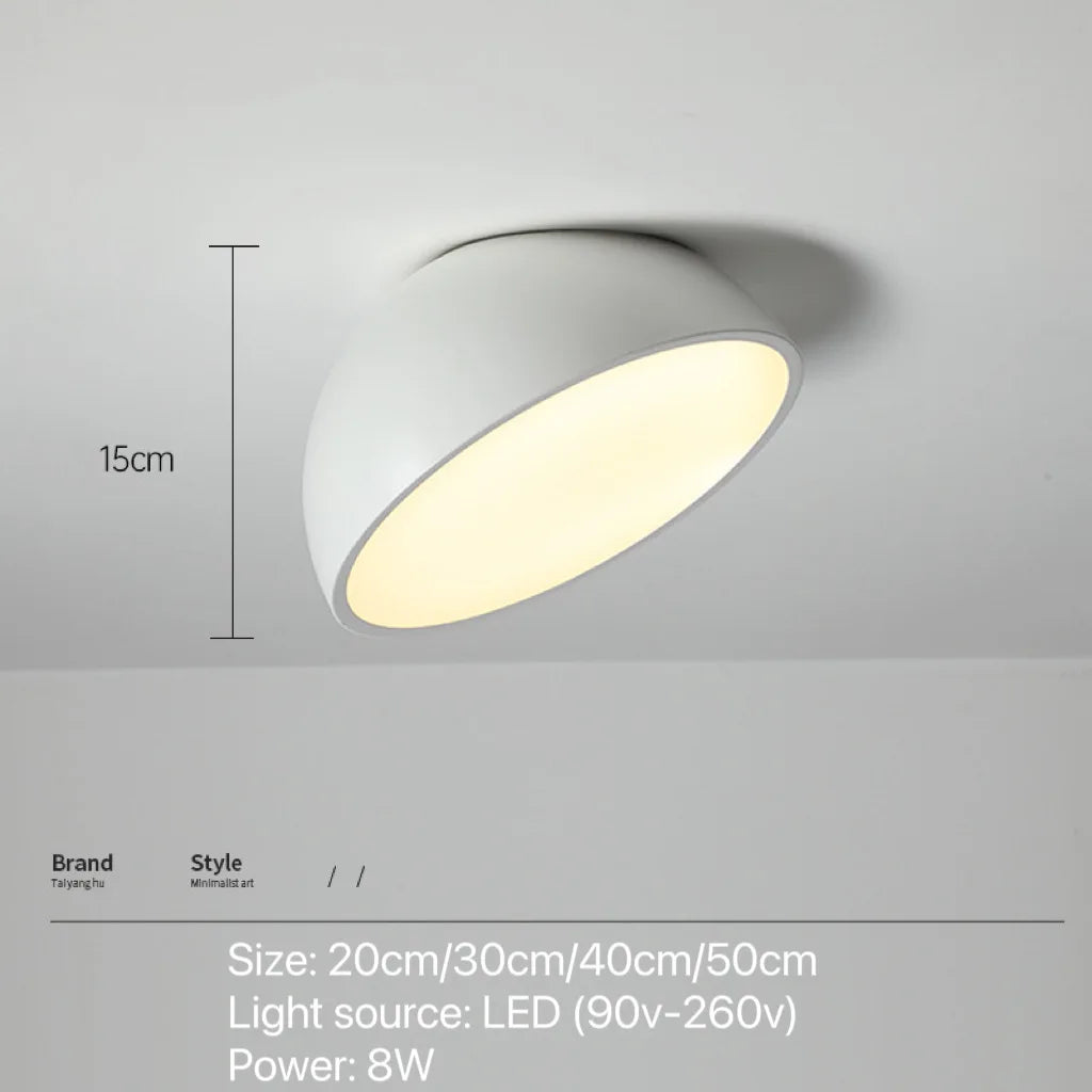 Modern Nordic Ceiling Light for Staircase Entryway Loft with Remote Control LED