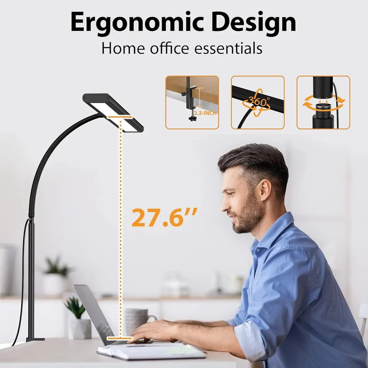 LED Desk Lamp for Home Office