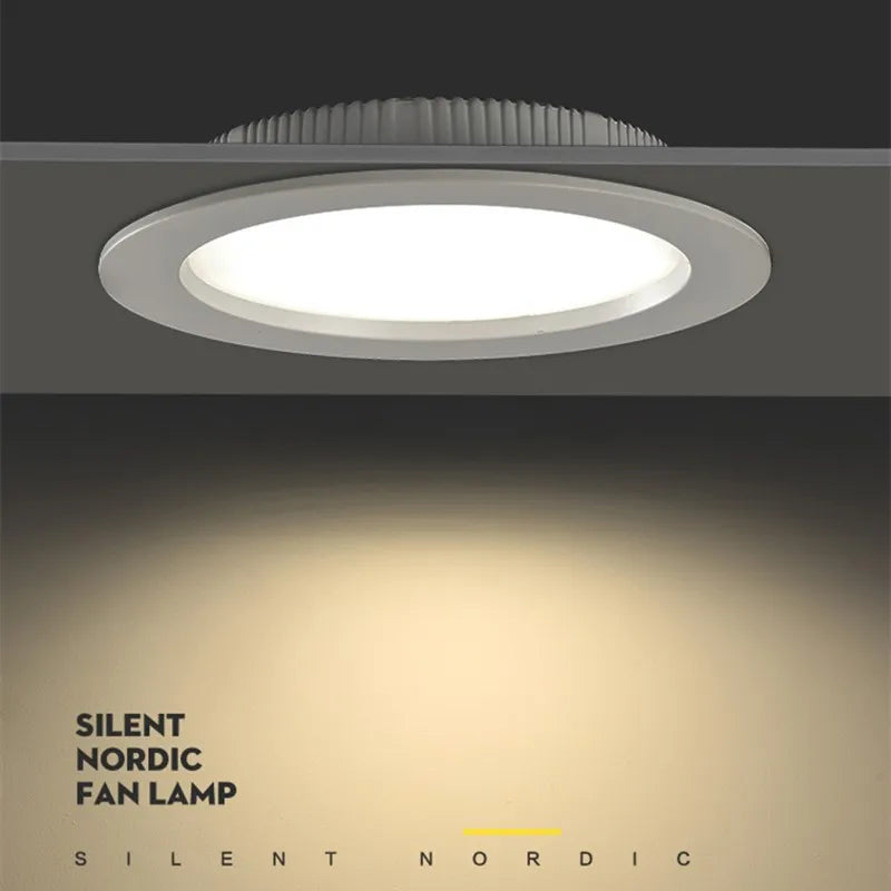 Ultra-Thin LED Recessed Ceiling Lights - Round Panel Spotlights