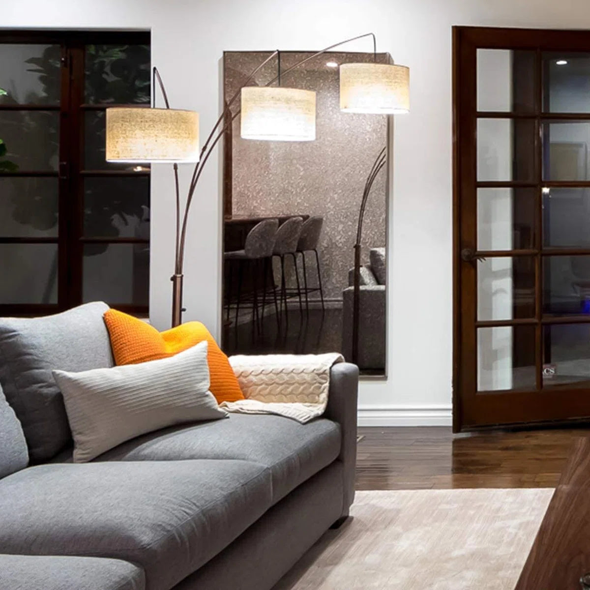 American Rotating LED Minimalist Floor Lamp