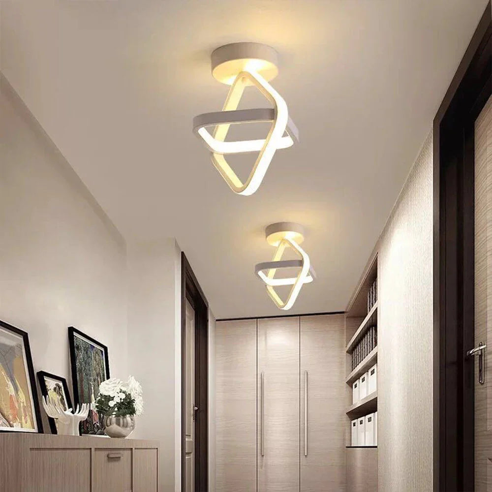 Modern Nordic White/Black LED Ceiling Light