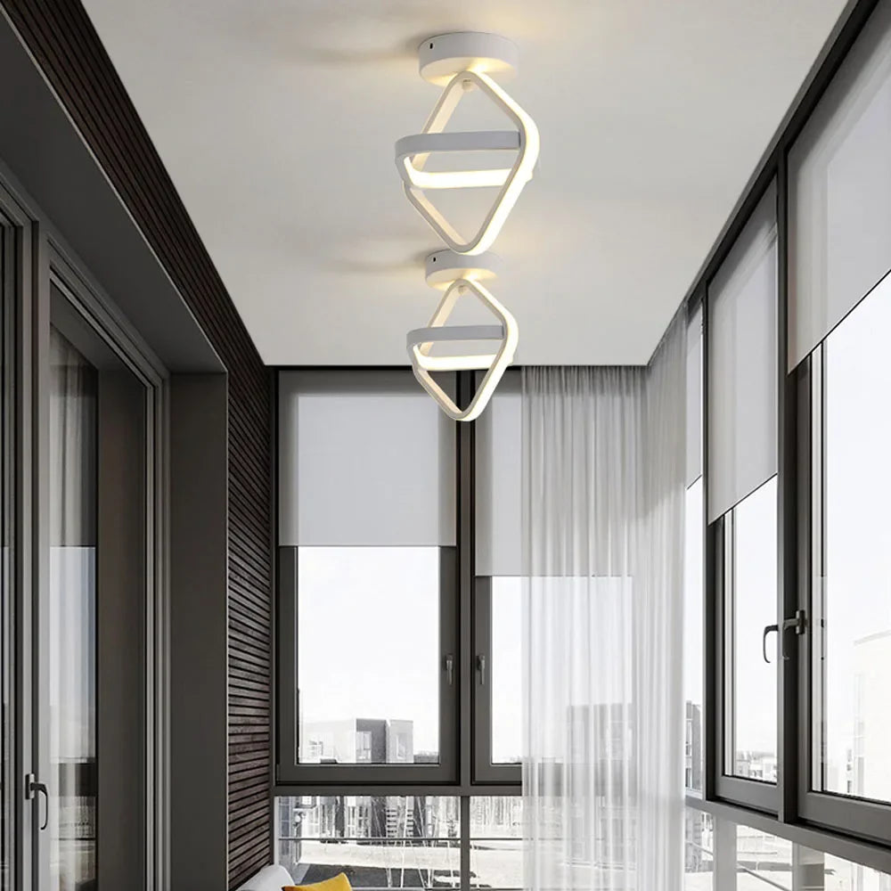 Modern Nordic White/Black LED Ceiling Light