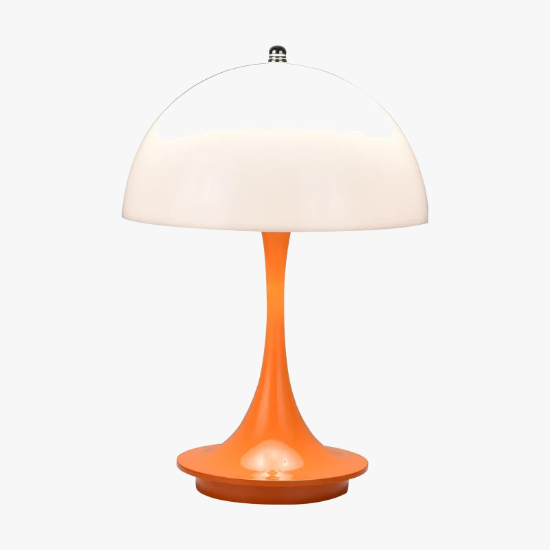Colorful Transparent Lampshade Table Lamp for Bedroom, LED Rechargeable Night Light, Decorative Desk Lamp for Restaurant