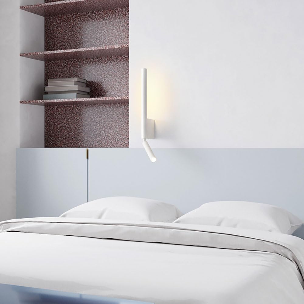 Adjustable 330-Degree Wall Lamp with Minimalist Switch for Hotel & Master Bedroom Norenza