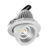Adjustable 360-Degree LED Recessed Spotlight with Dimmable Brightness White Norenza