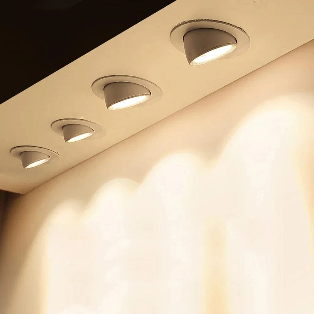 Adjustable 360° Dimmable LED Recessed Downlight for Dining & Living Room Norenza